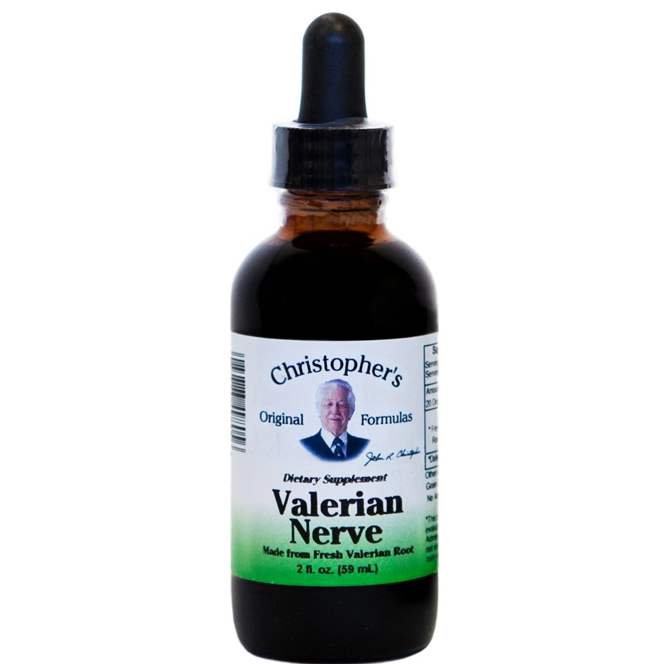 Dr. Christopher&#39;s Valerian Nerve Formula 2oz Alcohol Extract