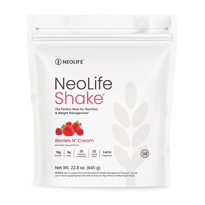Neolife Protein Shake Berries n&#39; Cream (Bag)