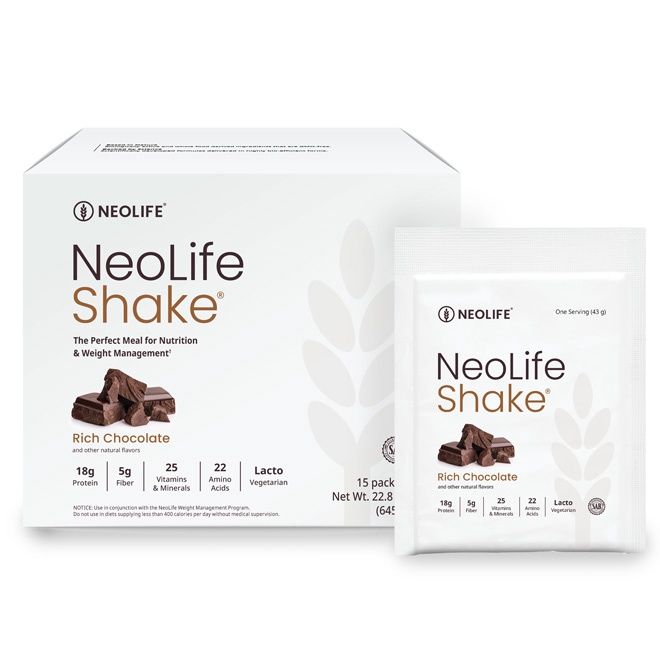NeoLife Protein Shake Rich Chocolate (15 packets)