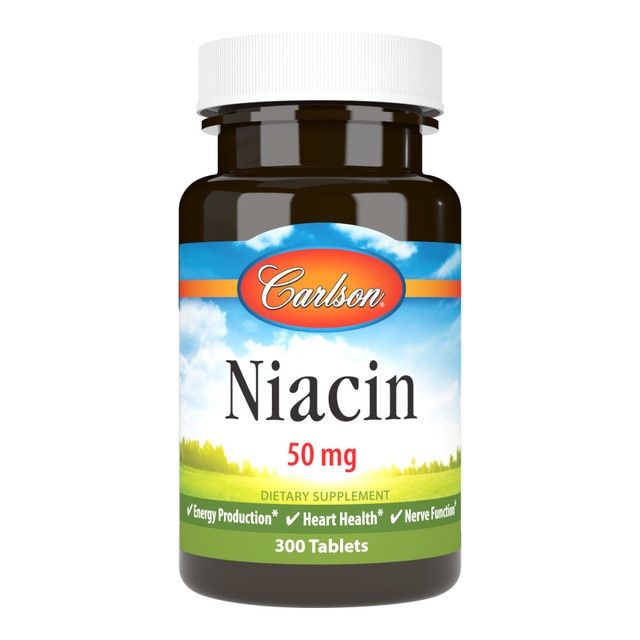 Niacin 50 mg 300 tablets