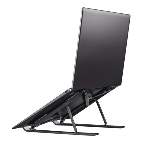 Hama Light Foldable Laptop Stand, Adjustable Incline, Laptops up to 15.6&quot;, Carry Pouch