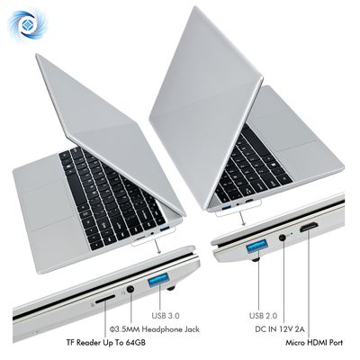 2022  VGKE Good Quality HD SSD 1920x1080 6GB 14.1 Inch Laptop for Business