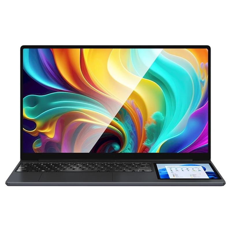 CRELANDER Dual Screen Laptop Intel Processor 15.6 Inch IPS Screen 7 Inch Touchscreen RAM 16GB 2TB SSD Business Laptop Computer