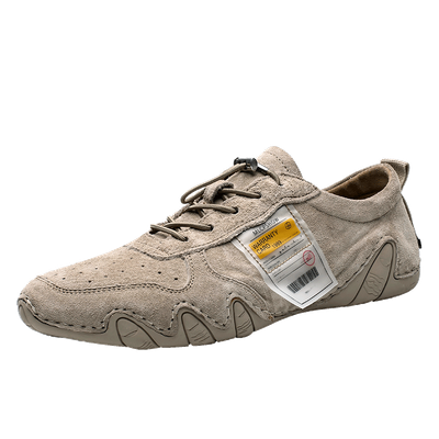 Genuine Leather Octopus Bean Shoes for Men Fashion Flats Shoes Walking Sports Loafer Breathable Outdoor Men&#39;s Driving Shoes