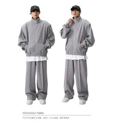 Custom Logo Training Suits Men&#39;s Gym Wear Hoodie Sweat Suits Winter Wholesale Tracksuit Jogging Suits for Men Outside Running