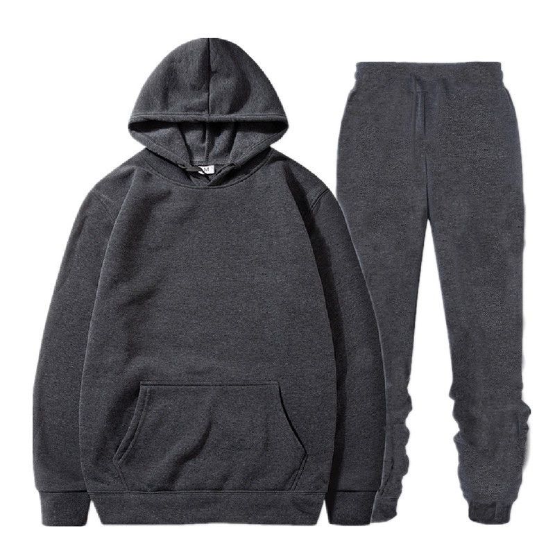 Wholesale Custom Casual Unisex Solid Color Sportswear Jogging Wear Athletic Track Suit Hooded Sweatsuit Set Wholesale Custom Casual Unisex Solid Color Sportswear Jogging Wear Athletic Track Suit Hooded Sweatsuit Set