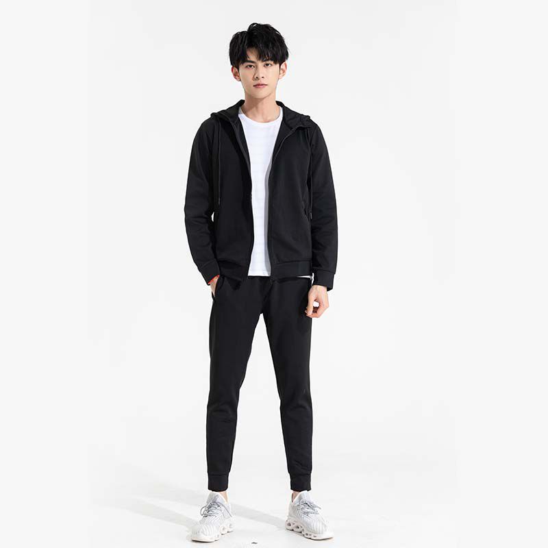 Custom Logo Jogging Suit Men Wholesale Men's Jogging Suit 2 Piece Sportswear Solid Color Sportswear Suit Custom Logo Jogging Suit Men Wholesale Men's Jogging Suit 2 Piece Sportswear Solid Color Sportswear Suit