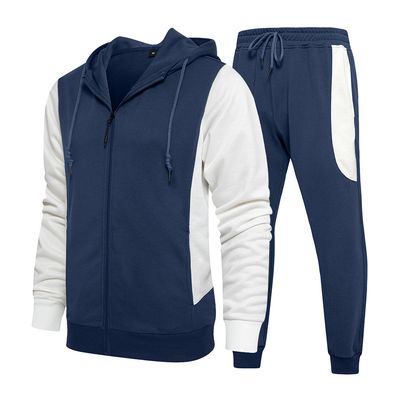 Custom Logo Track Suit for Men Jogging Sweatpants and Hoodie Set Casual Slim Fit Training Wear Tracksuit Sets