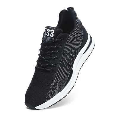 World-win 2023 New Style Height Increasing Invisible Heel Men Running Sneakers Breathable Elevator Sport Shoes for Men