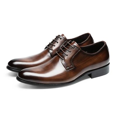 Hot Sell Fashion Brand Business Shoes Classic European Trendy Leather Dress Shoes for Men