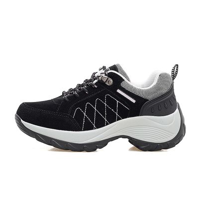 Female Outdoor Gym Travel Wedge Platform Loafers Increased Mesh Slip on 1 Cushion Walking Casual Running Shoes Sneakers Women