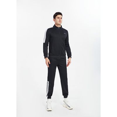 Ensemble de sweat-shirt à capuche zippé pour homme, idéal pour la course à pied et le jogging, au design inédit.