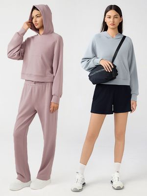 Sweat à capuche ample et léger pour femme, idéal pour l'automne et l'hiver, parfait pour les sports de plein air.