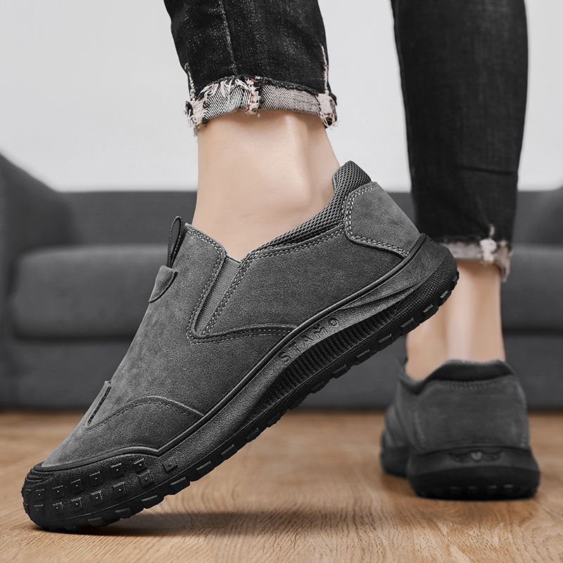 Mocassins noirs en cuir de haute qualité pour hommes, en vente en gros, à enfiler, collection 2023, prix bas, chaussures décontractées