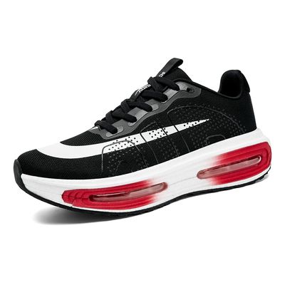 Baskets de sport respirantes et tendance pour femmes et hommes, logo de marque personnalisé 2025, double coussin d'air, double coussin d'air.