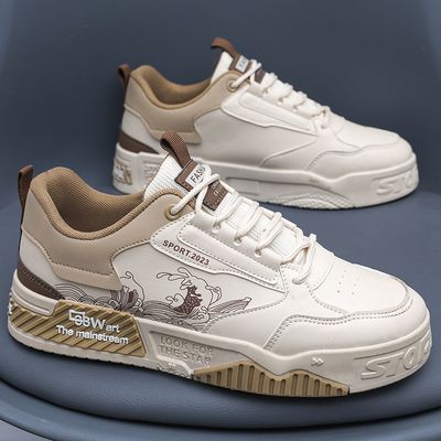 Fashion Design Men Sneaker Leather Shoes Custom Mesh Sport Mens Casual Walking Shoes