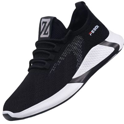 Manufacturers Wholesale Men's Mesh Lightweight Breathable Anti-Skid Wear-resistant Casual Shoes Spring Autumn Winter