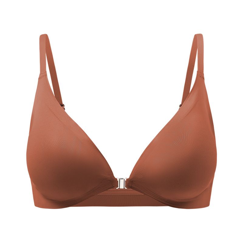 Traceless Sexy Women's Underwear Bra Push up Adjustable Women's Front Buckle Backless Bra Solid Seamless Wireless Bra for Women