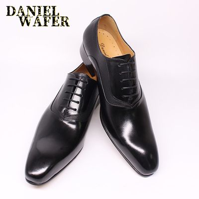 Luxury Men Dress Shoes Made with Genuine Leather