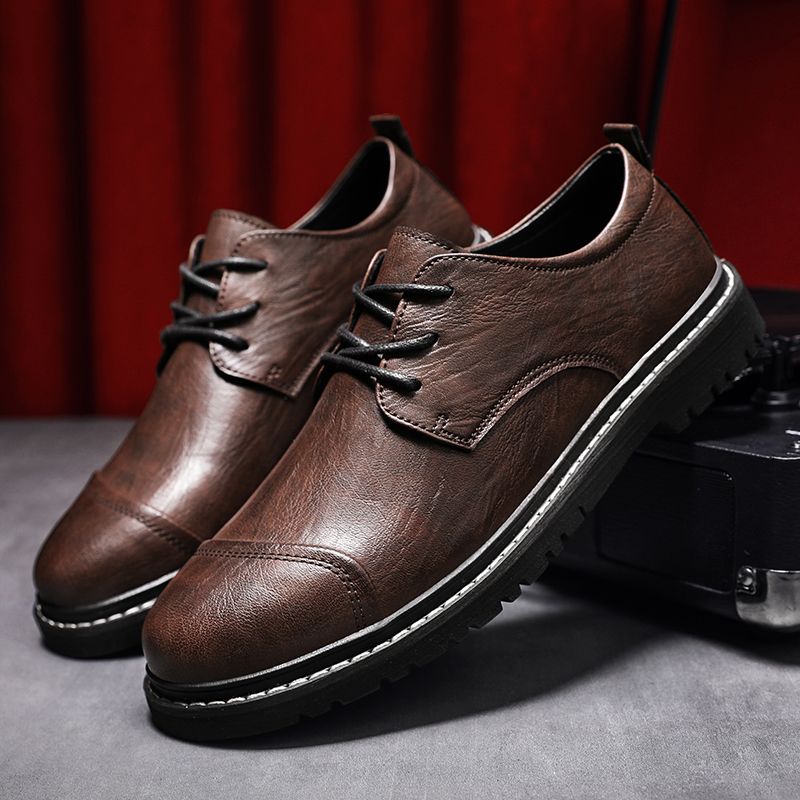 Mocassins tendance en cuir pour hommes, chaussures habillées de qualité, style créateur INS.