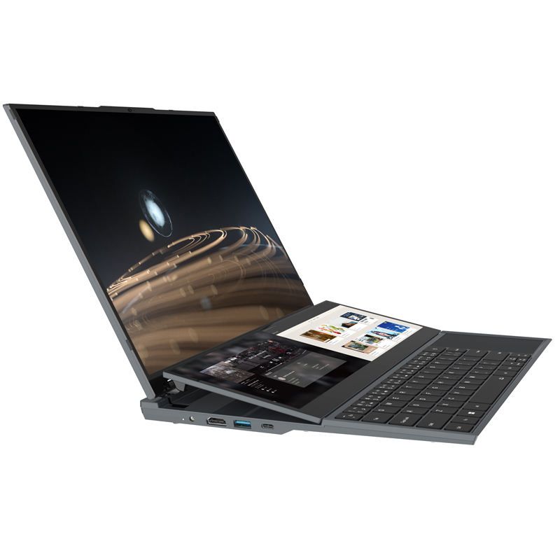 Ordinateur portable double écran neuf et ultra-économique 16+14 pouces, processeur Intel Core i7/i9, disque SSD 1/2 To, portable.