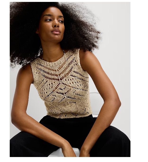 Maillot de corps avec coton effet métallisé