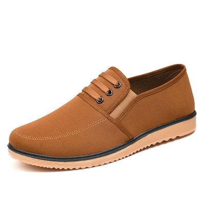 Tpr Outsole Men's Cloth Shoes Loafers Canvas Trend Walking Shoes Men Discount Price