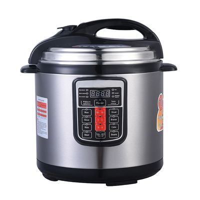 Cuiseur à riz électrique intelligent moderne de 6 L avec 12 menus, fonction maintien au chaud 24 h, cuve en aluminium et cuiseur vapeur pour aliments pour bébé, mini cuiseur à riz domestique