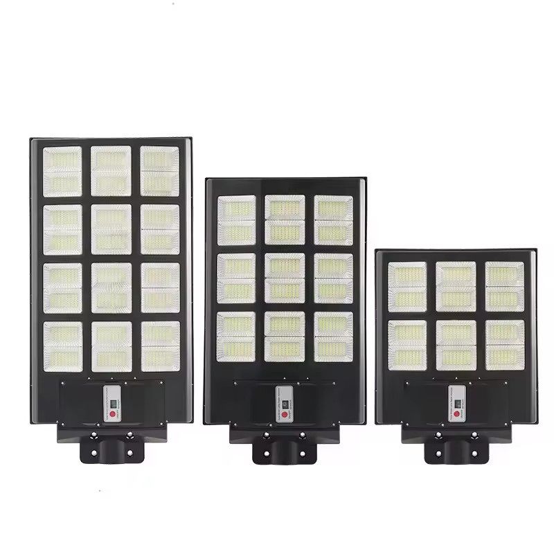 Lampadaire solaire extérieur en aluminium avec télécommande, étanche, 2000W, 600W, 800W, 1000W