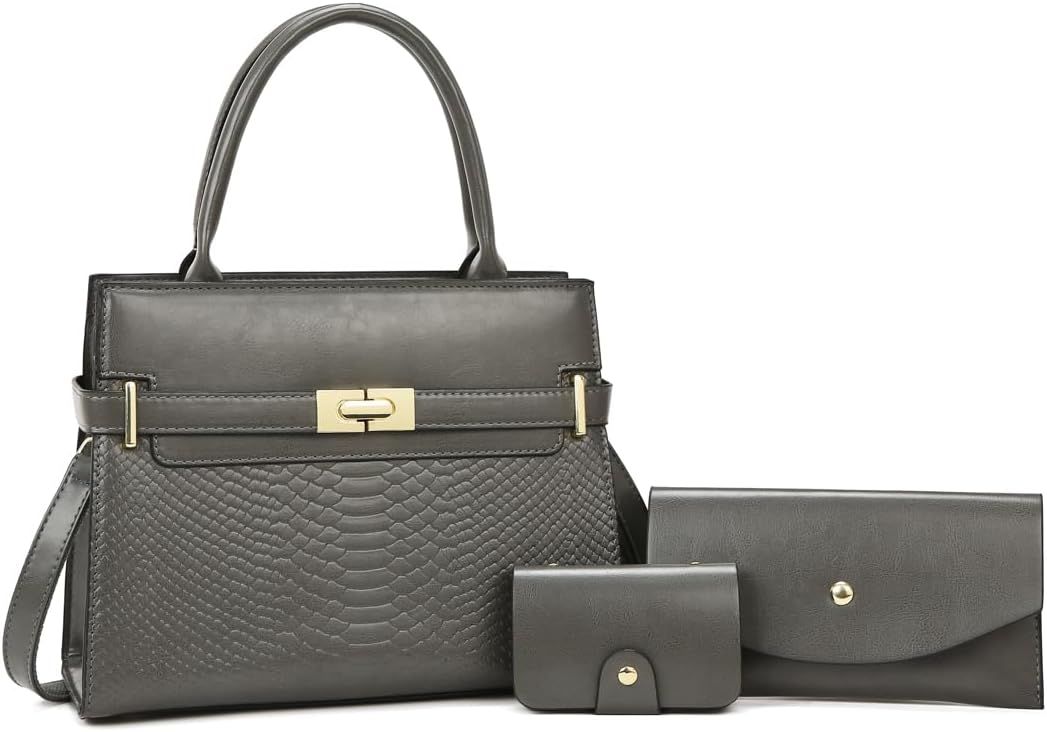 Women's PU Leather Convertible Shoulder Bag - Fashion Handbags with Removable Strap for Daily Use