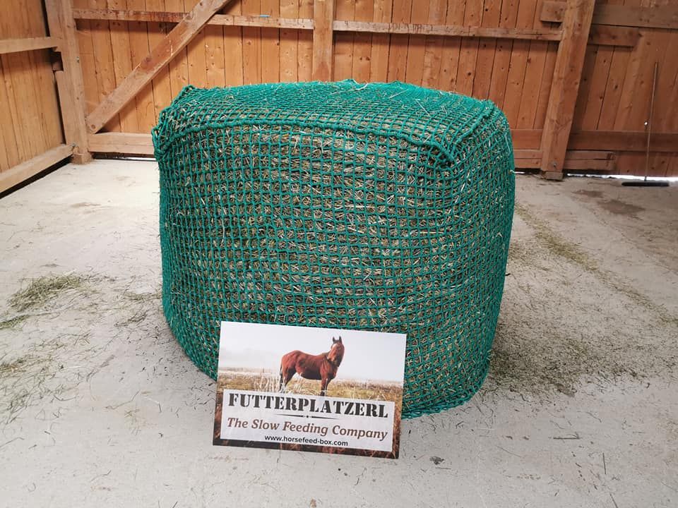 HORSEFEED BOX Rundballenheunetz 1,5m - NEW Diamond Cord