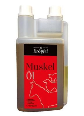 Original KRÖPFEL Muskelöl für Tiere, 1000ml