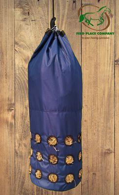 HORSEFEED BOX Gurtband Heusack 600D Ripstop Full Bale Hay Bag with 15 Holes
