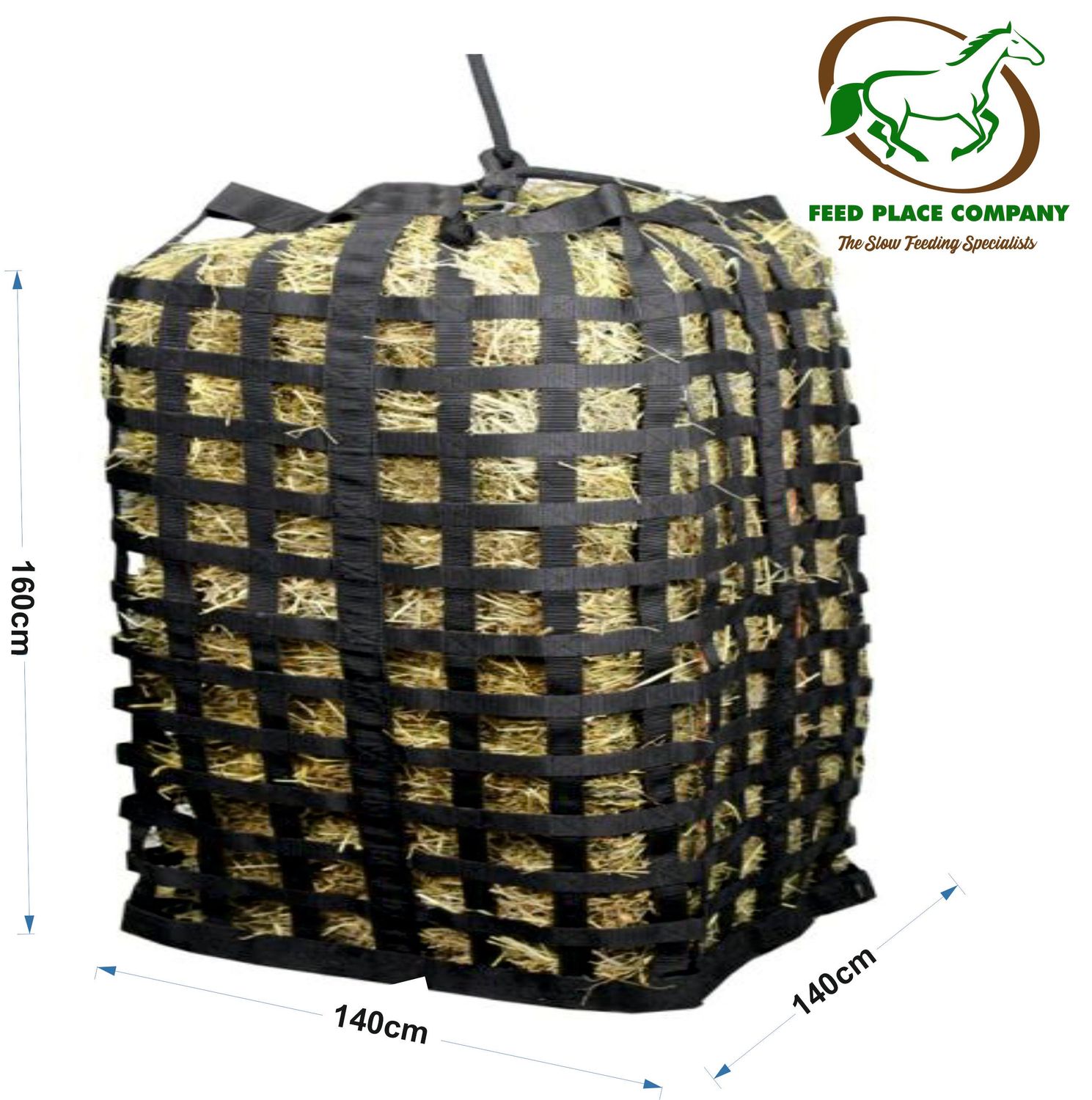 Original HORSEFEED BOX PREMIUM Gurtband Rundballenheunetz 1,45m - Großballenheunetz