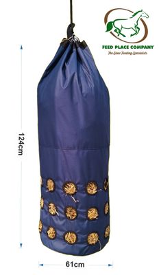 HORSEFEED BOX Gurtband Heusack 600D Ripstop Full Bale Hay Bag with 15 Holes