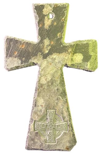 Celtic Cross Engraved With Design