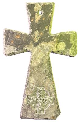 Celtic Cross Engraved With Design