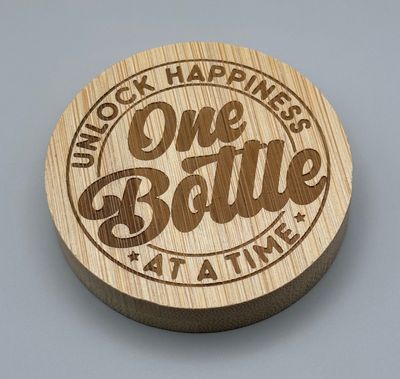 Round Wooden Bottle Opener
