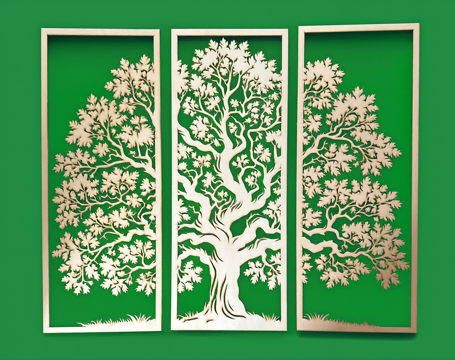 3 Panel Tree Wall Art