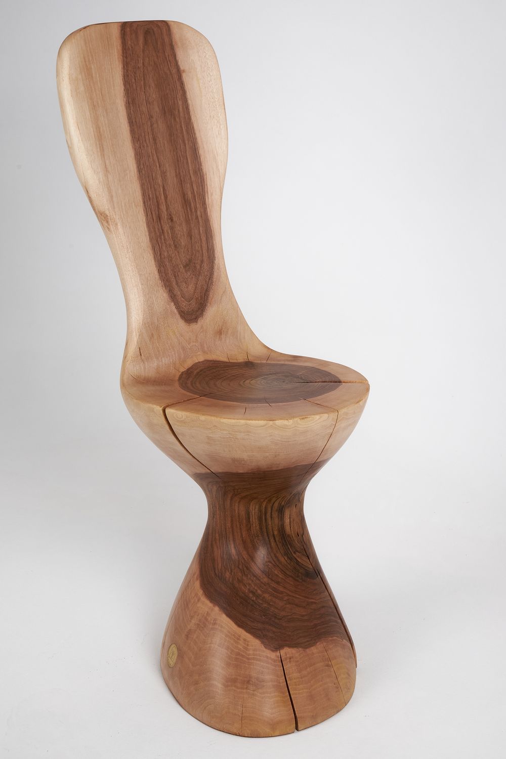 Leszy, Hand-Carved Walnut Chair Leszy, Hand-Carved Walnut Chair