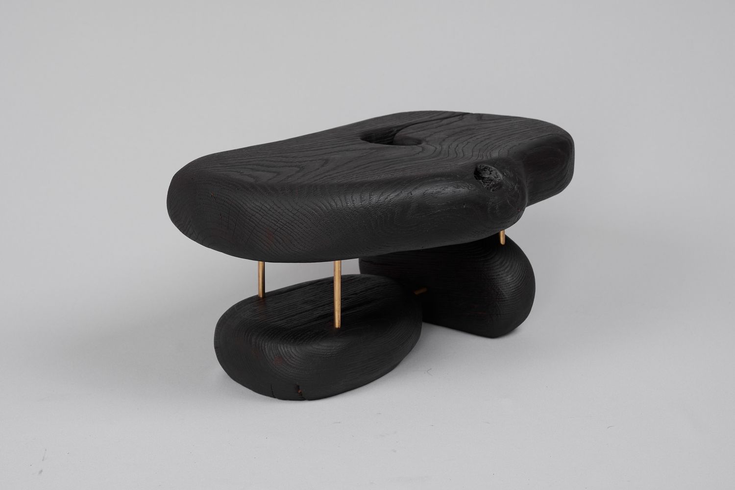 Jownik, Charred Sculptural Side Table Jownik, Charred Sculptural Side Table