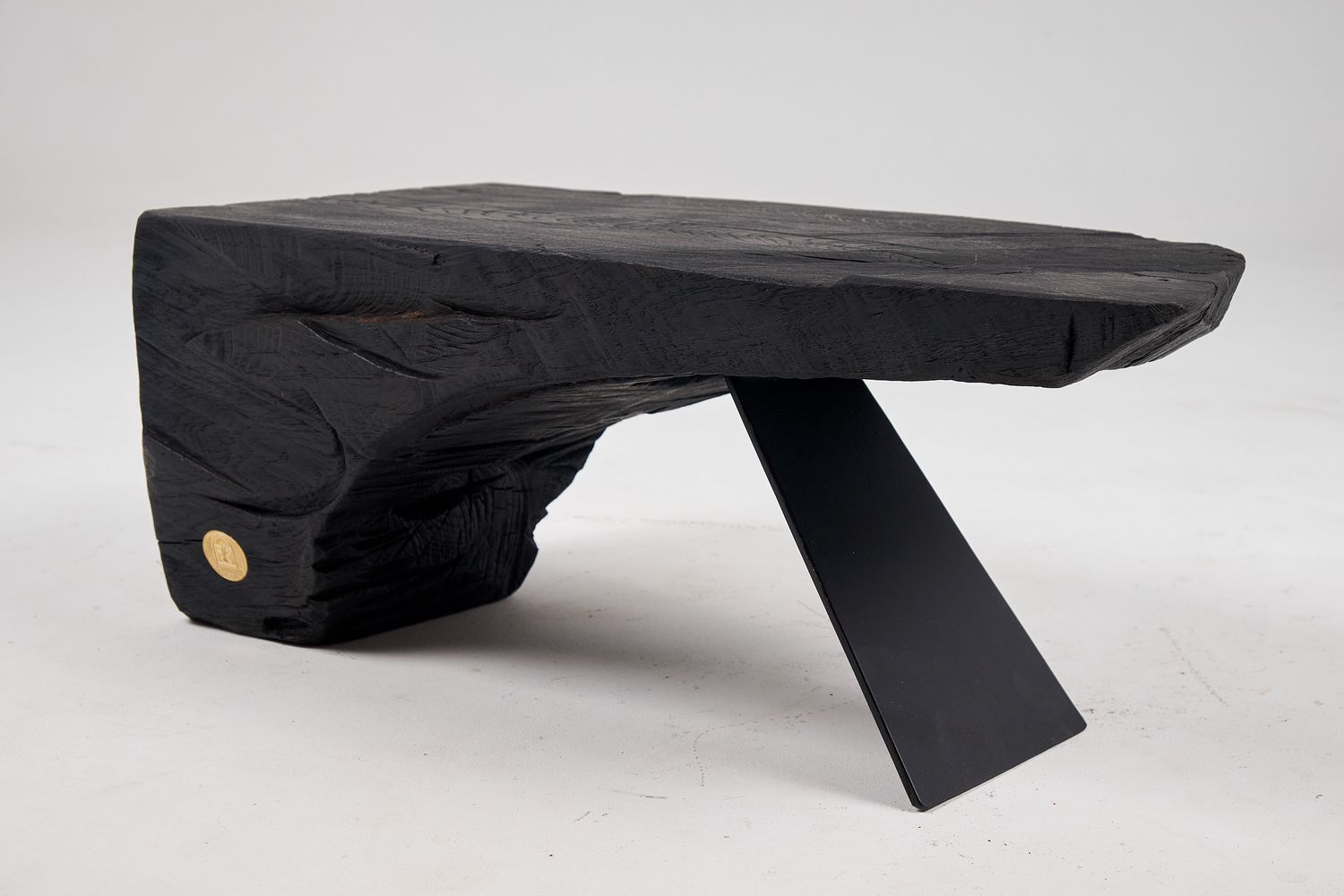 Jowink, Handmade Charred Bench or Side Table Jowink, Handmade Charred Bench or Side Table