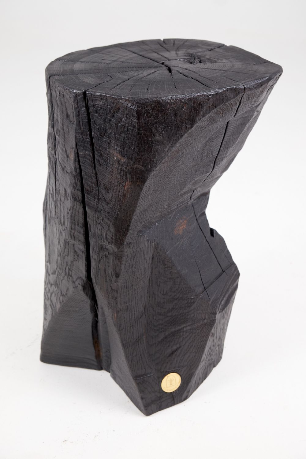 Jownik, Sculptural Charred Side Table Jownik, Sculptural Charred Side Table