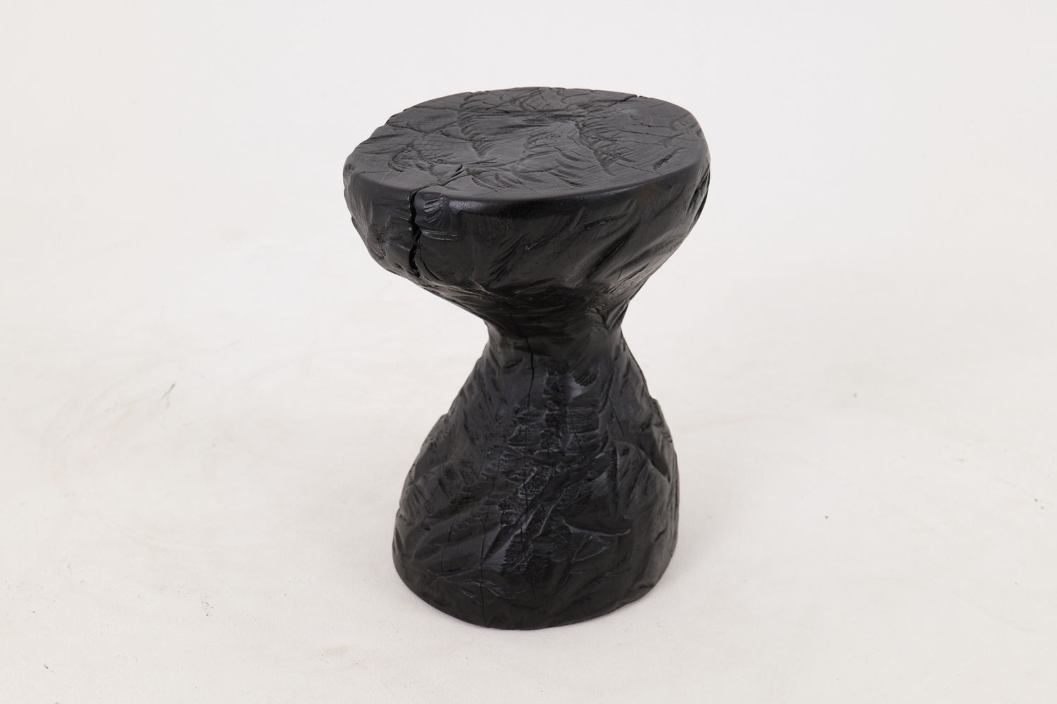 Jownik, Charred Sculptural Stool/Side Table Jownik, Charred Sculptural Stool/Side Table