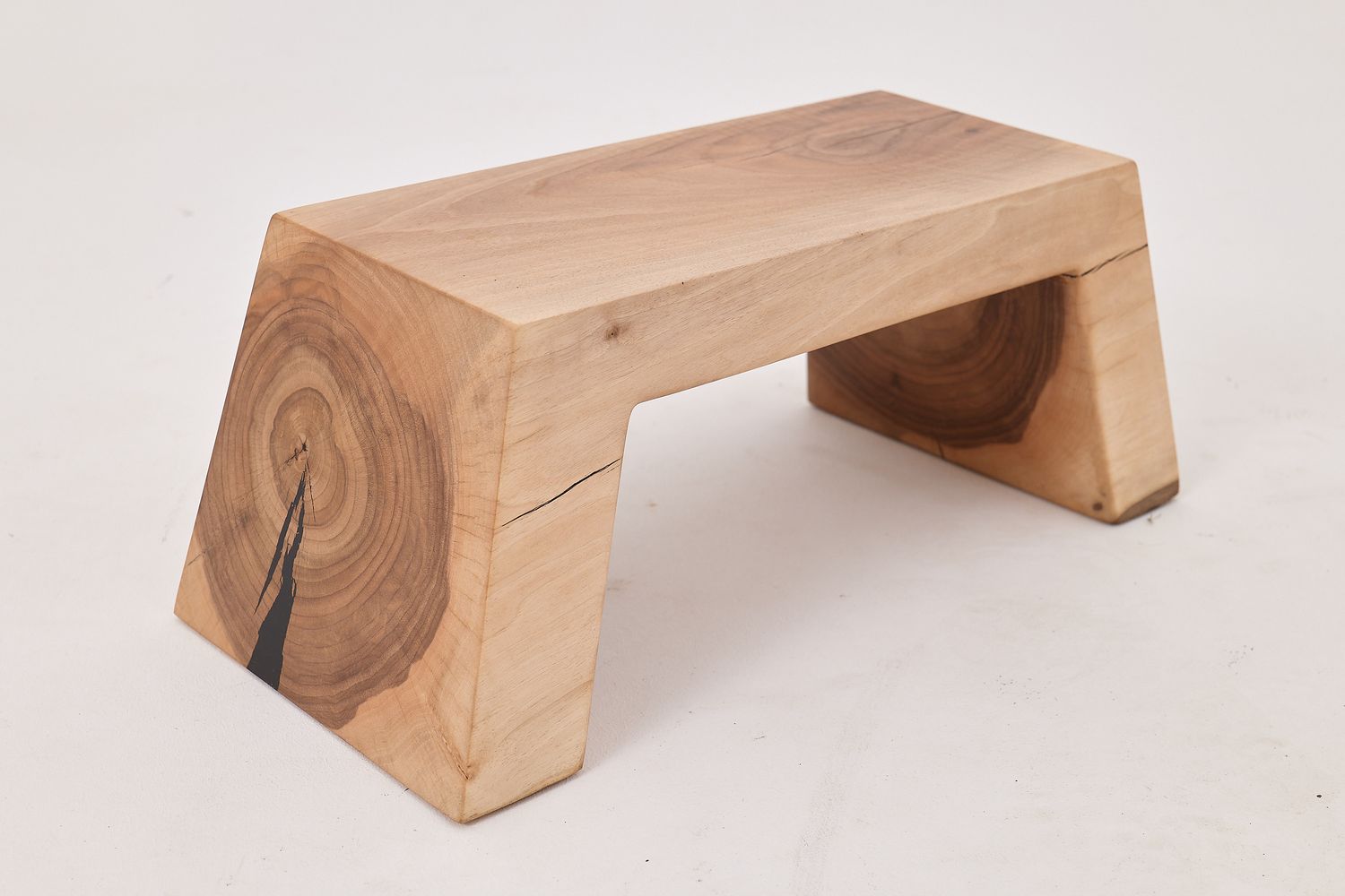 Sculptural Wood Side Table/Stool in Solid Hardwood Sculptural Wood Side Table/Stool in Solid Hardwood