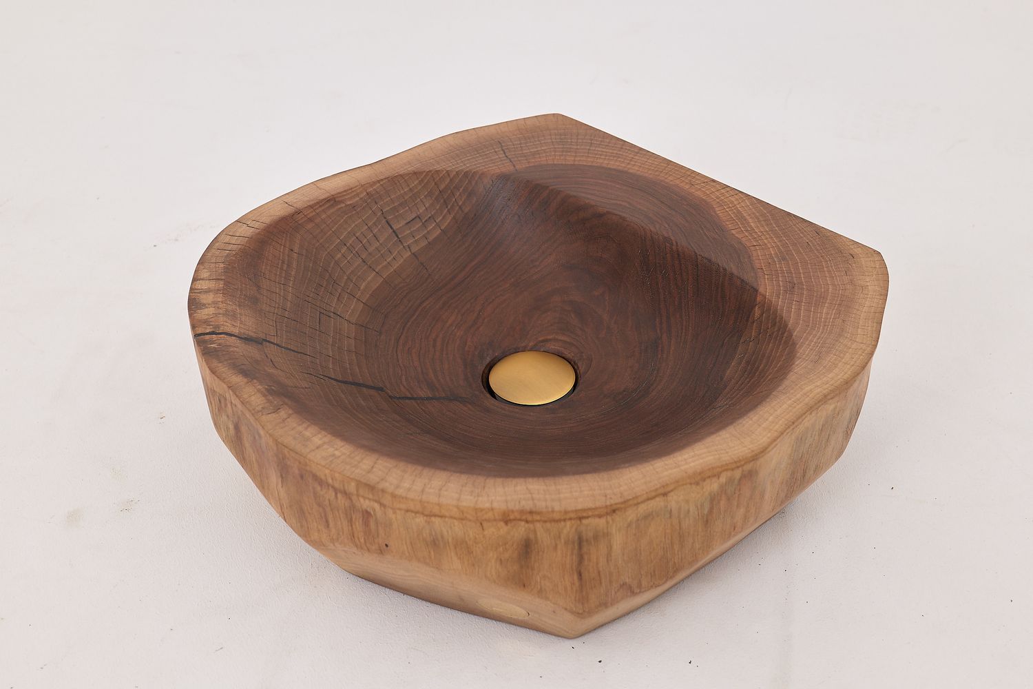 Logniture, Live Edge Wood Bathroom Sink, Basin, Original Design, Handmade