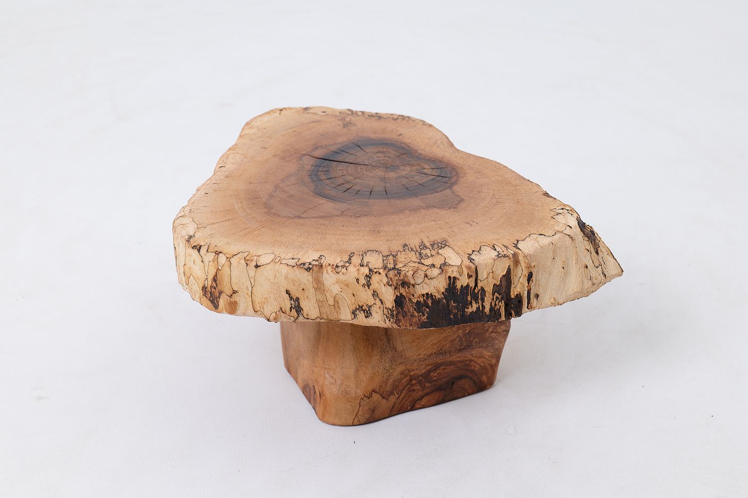 Organic, Live-Edge, Side Table, Walnut, Handmade Organic, Live-Edge, Side Table, Walnut, Handmade