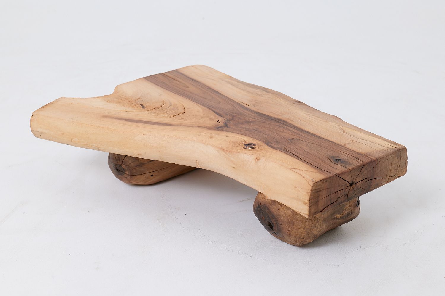 Side Table, Organic, Live-Edge, Walnut, Rustic, Minimalist Handmade Side Table, Organic, Live-Edge, Walnut, Rustic, Minimalist Handmade