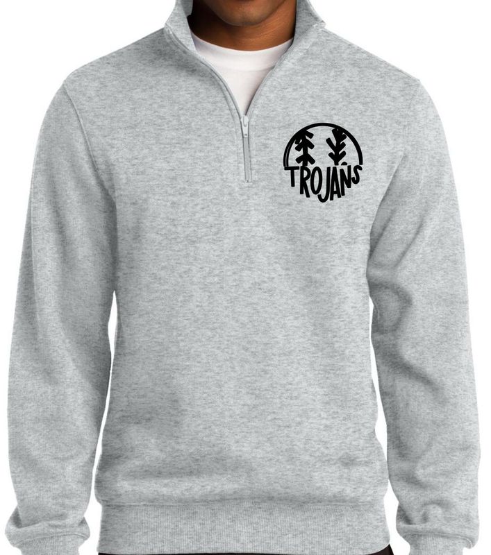Unisex 1/4 Zip Sweatshirt