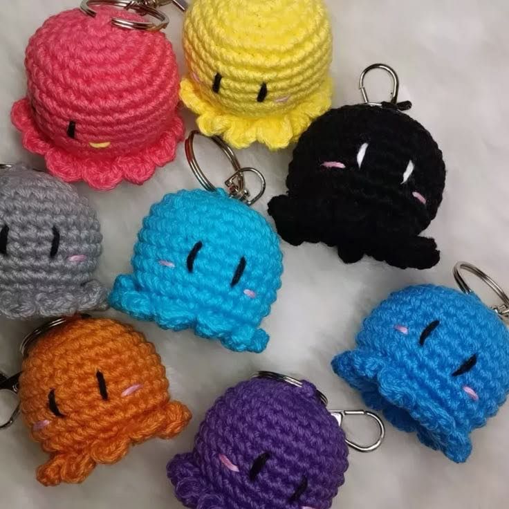 Octuplets Keychain